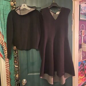 Milly Elegant Black and Gray Ensemble